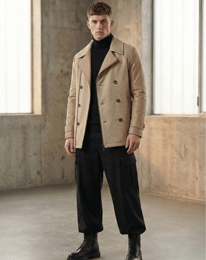 CHAQUETA CACHEMIR Y NAPA