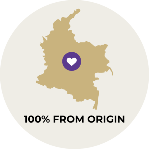 Hand-selected at the source in Colombia
